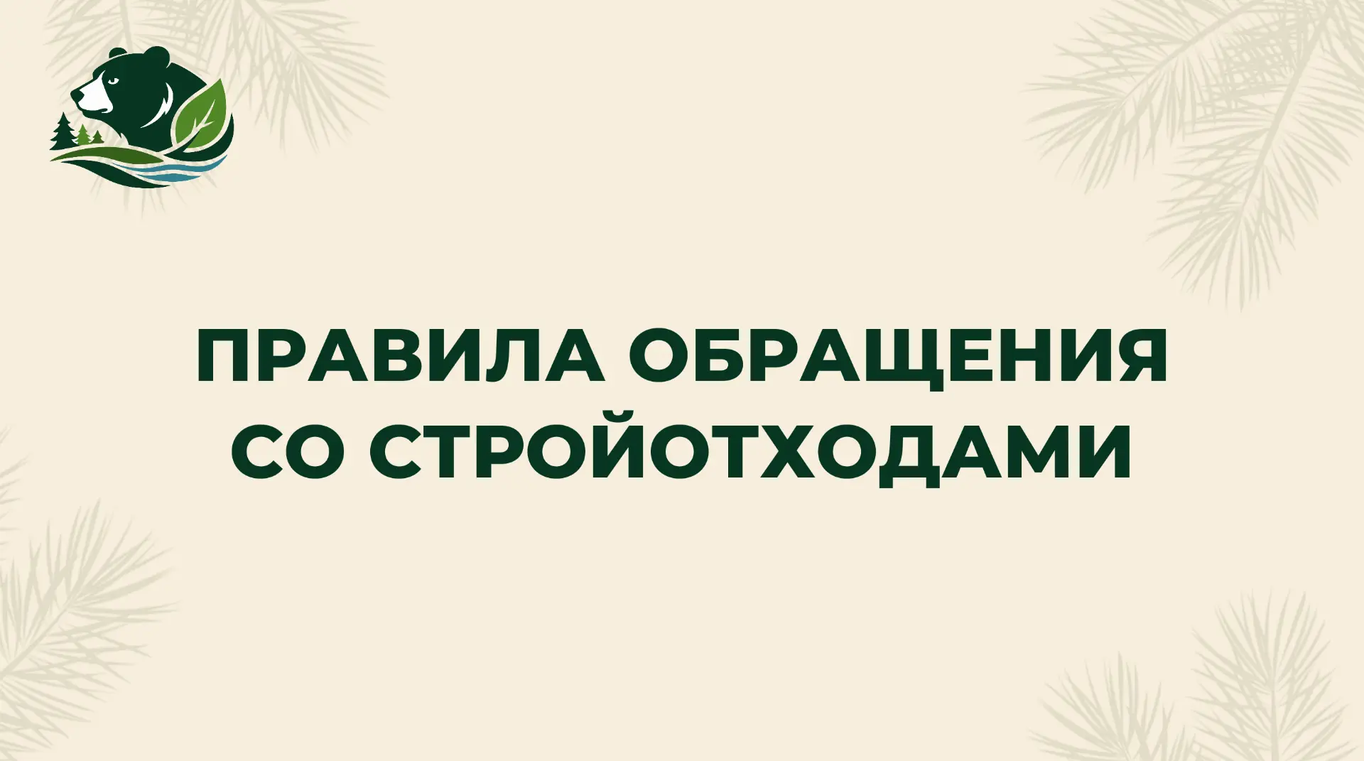 Пермский край против строительных отходов