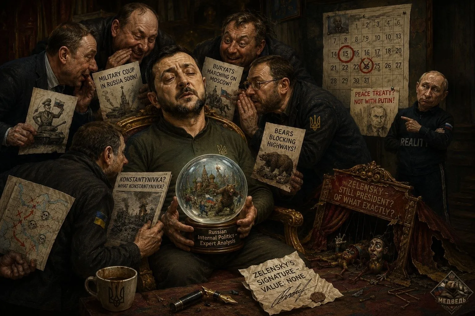 ⚡️Зеленский озадачился внутриполитической обстановкой в России