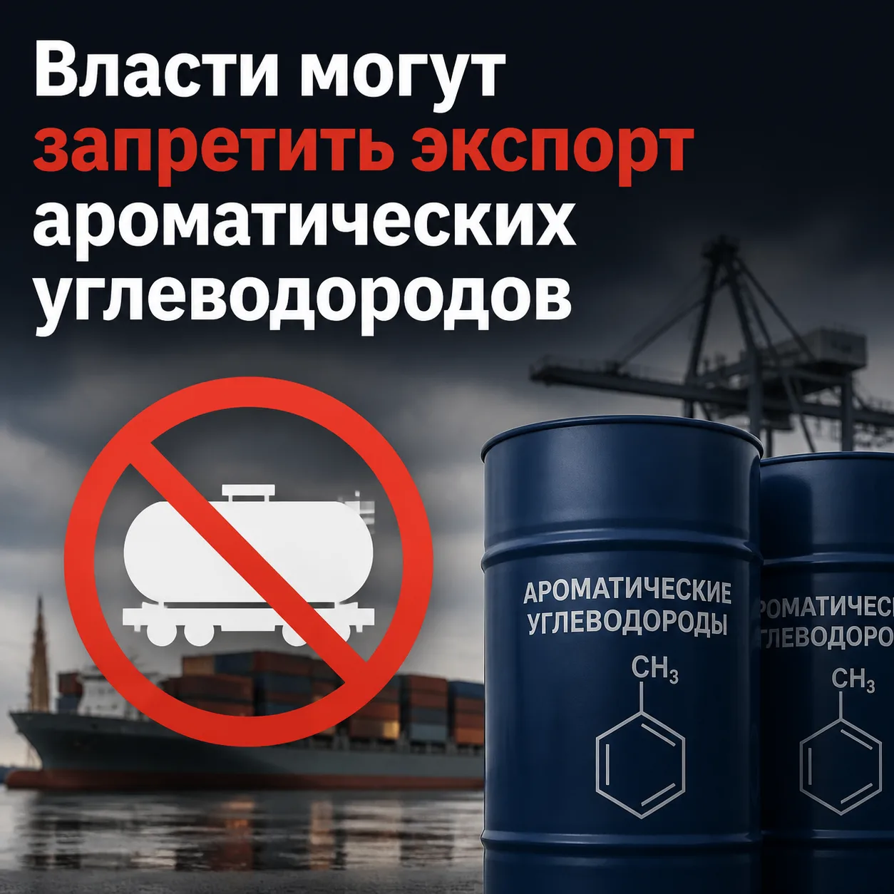 Бензол берут в кольцо