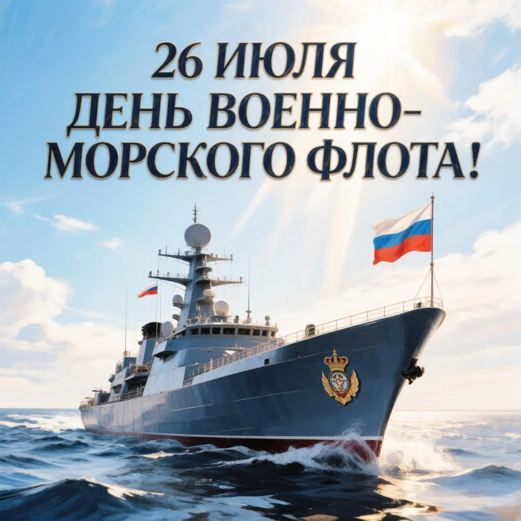 ⚓️ День Военно-Морского Флота! 
 
История мощи и гордости России неразрывно связана с морем.
 26 июл