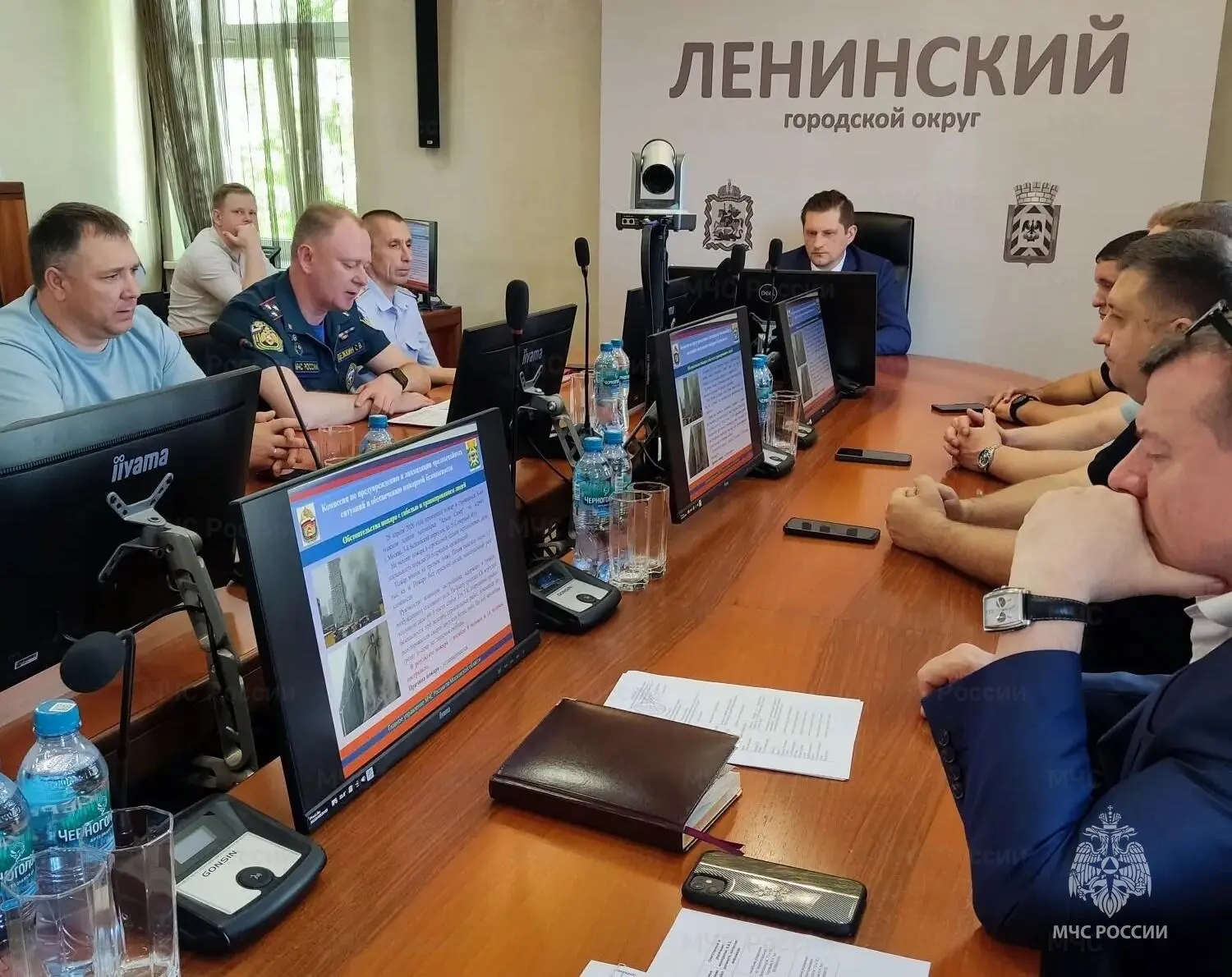 🚨В Ленинском городском округе обсудили вопросы обеспечения пожарной безопасности на строящихся объек