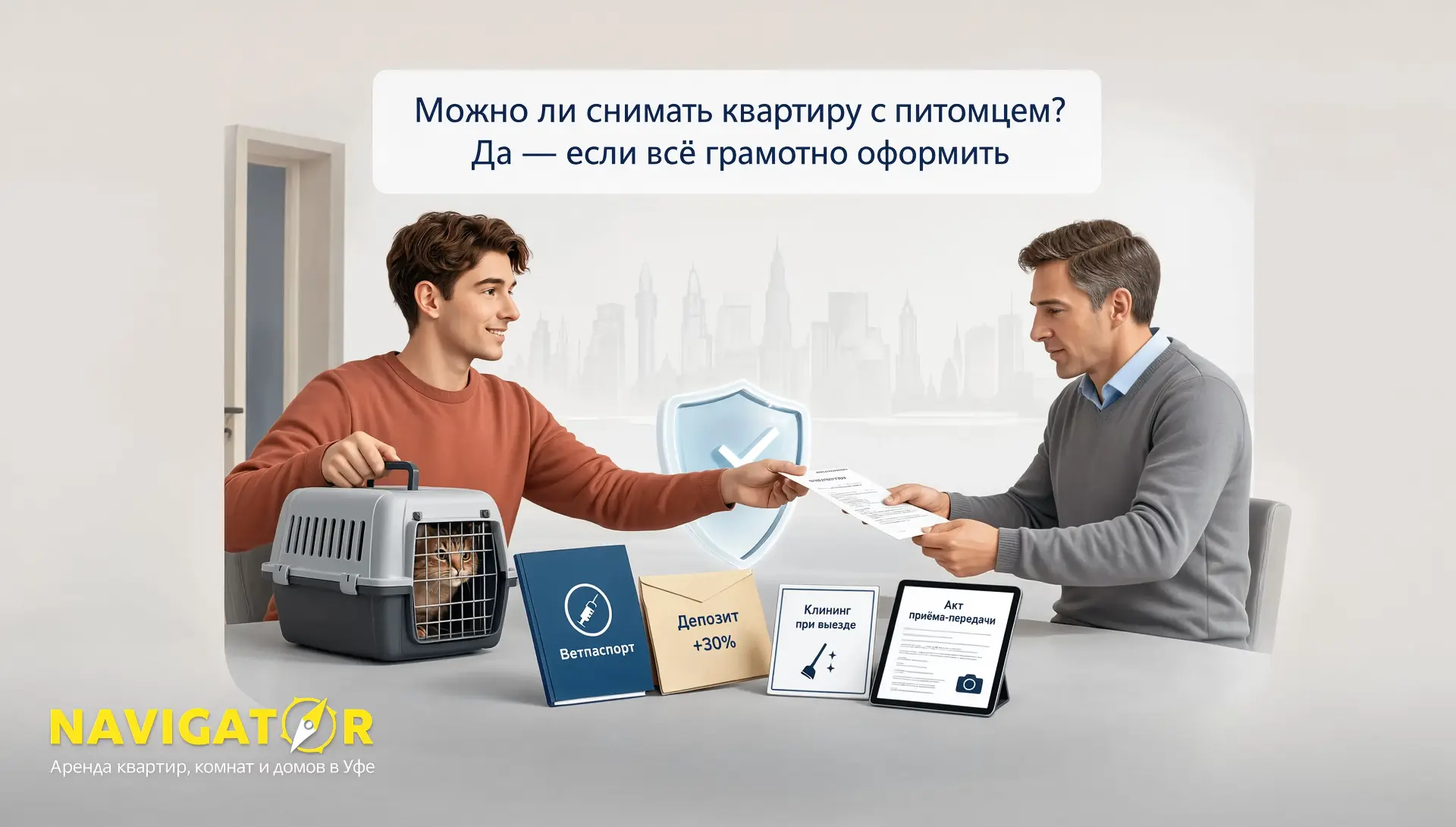Можно ли снимать квартиру с питомцем? Да — если всё грамотно оформить.