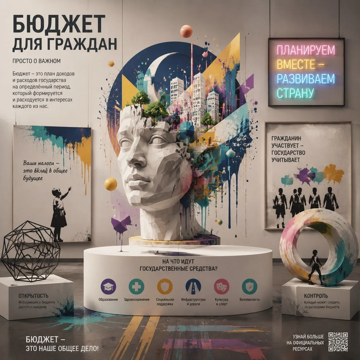 От комикса до ИИ: в Свердловской области выбрали лучшие проекты конкурса «Бюджет для граждан»
 
По и