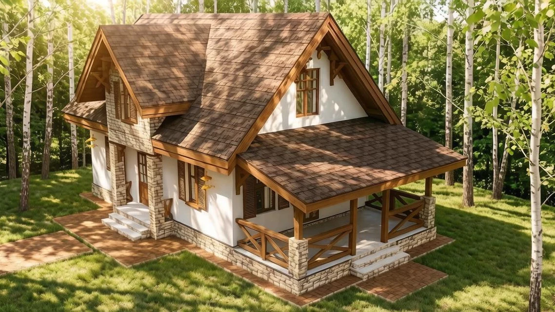 🏡 Проект «Лесная сказка» 91 м2 — компактный бюджетный дом с тремя спальнями.

Главная фишка: изолир
