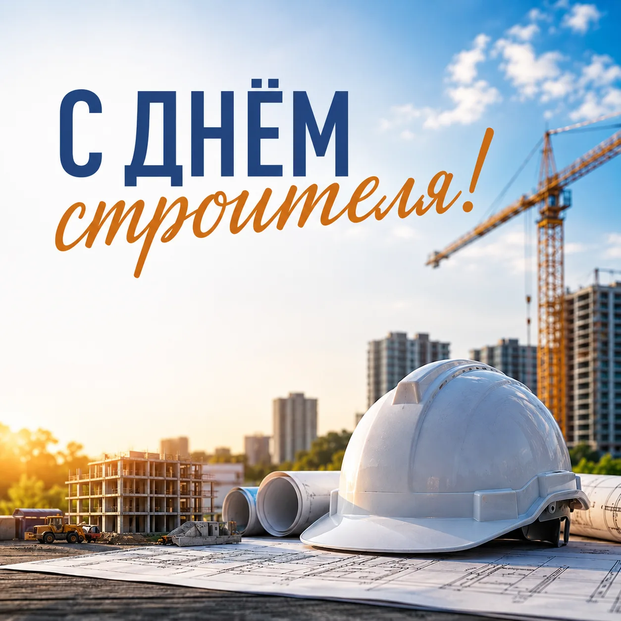 🎉 Уважаемый коллектив строителей, ветераны отрасли!