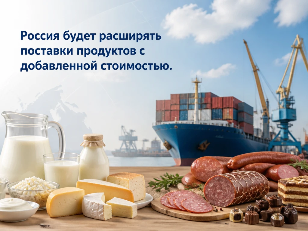 Россия будет расширять поставки продуктов с добавленной стоимостью