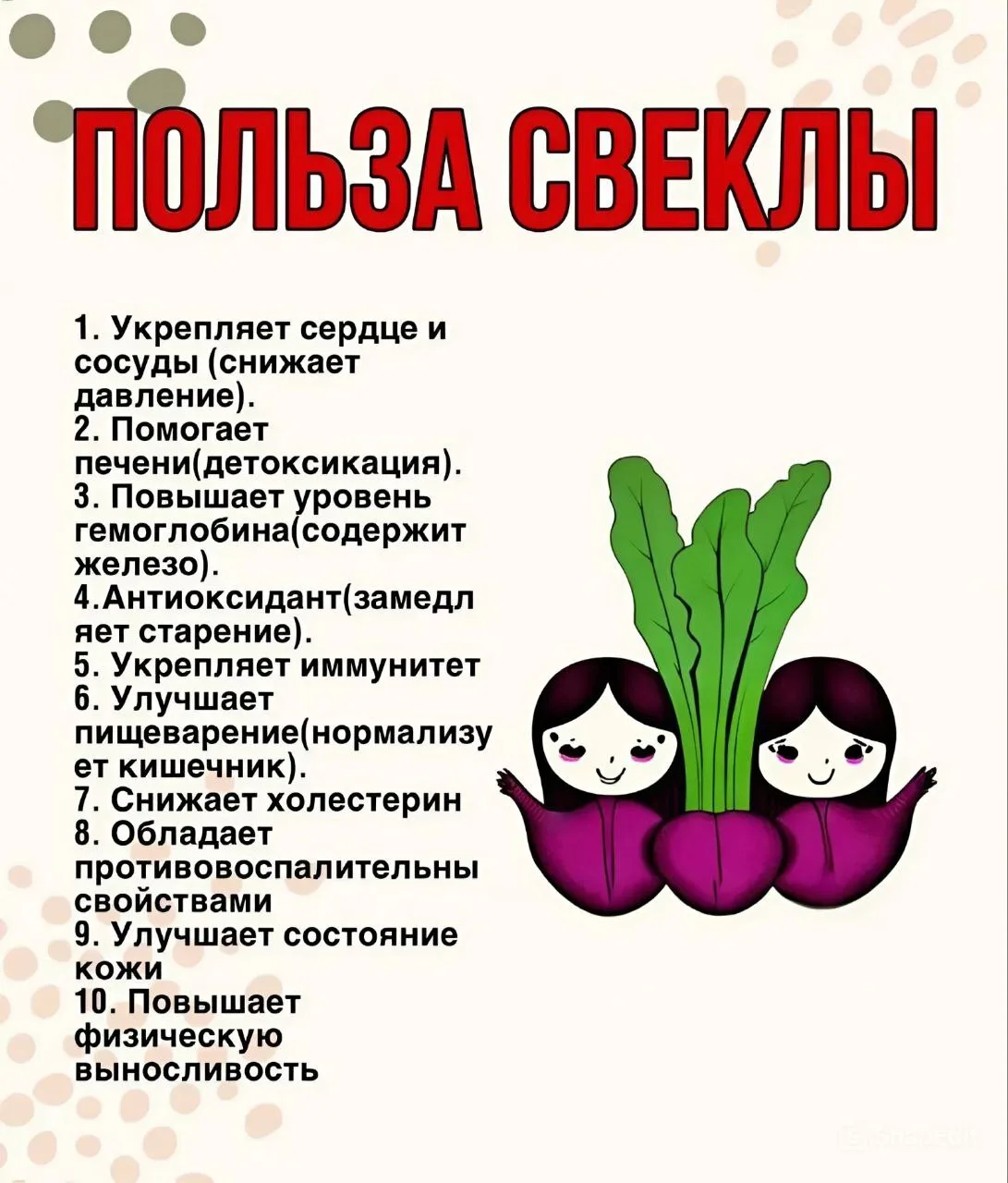 Польза свеклы! 😎