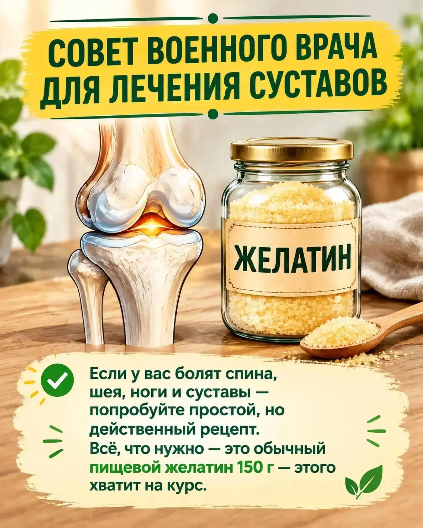 Желатиновое желе: простой рецепт для рациона 🧡