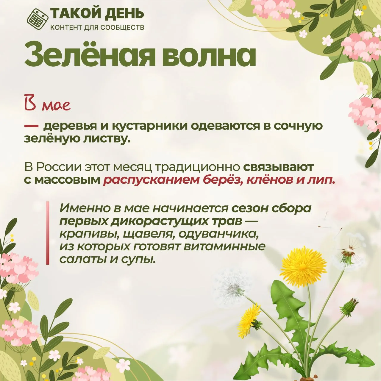 Майские чудеса
