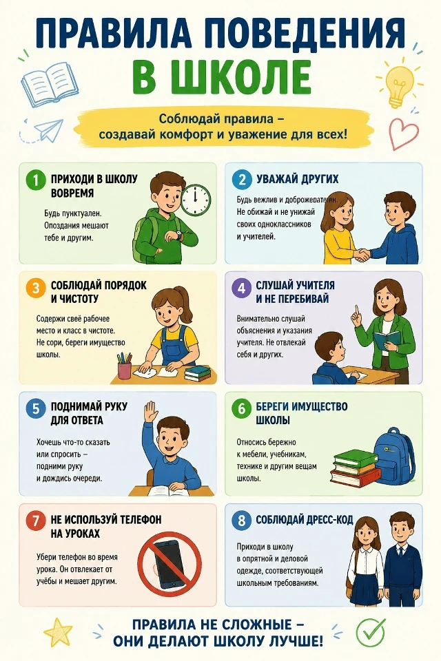 В 2026/2027 учебном году наша школа участвует в АПРОБАЦИИ СИСТЕМЫ ОЦЕНКИ ПОВЕДЕНИЯ обуч...