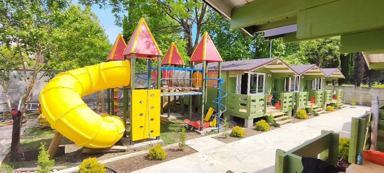 #ЦАНДРИПШ  🌴РАЙСКОЕ МЕСТО!!! 🌴отель "KULIKOV HOUSE" 👶Дети заняты, родители отдыхают 📌Бассейн, детски