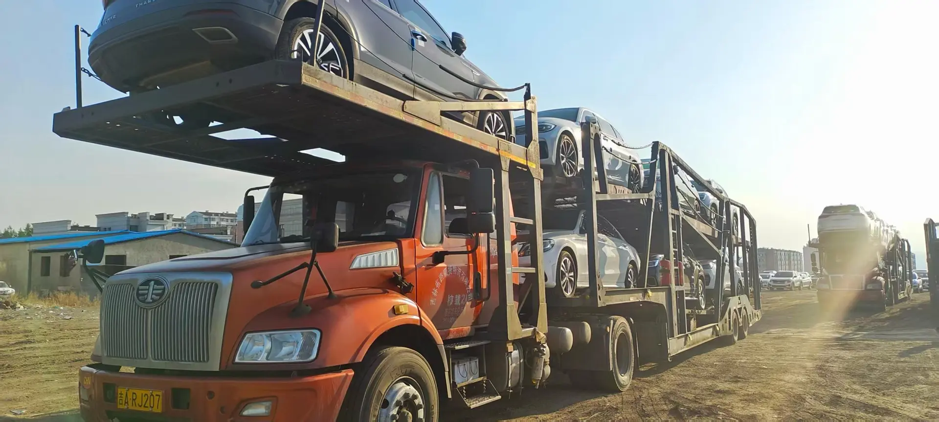 О Т П Р А В К А  К И Т А Й  🚚☑️Произвели погрузку партии Ваших автомобилей на автовоз в Китае для да