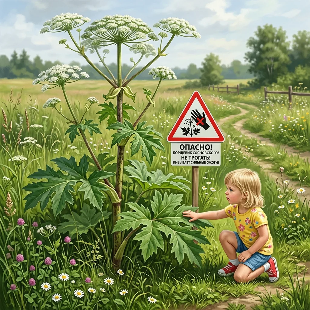 ❗️Борщевик бьёт исподтишка: что делать, если кожа уже пострадала
 🌱Сок борщевика содержит вещества,