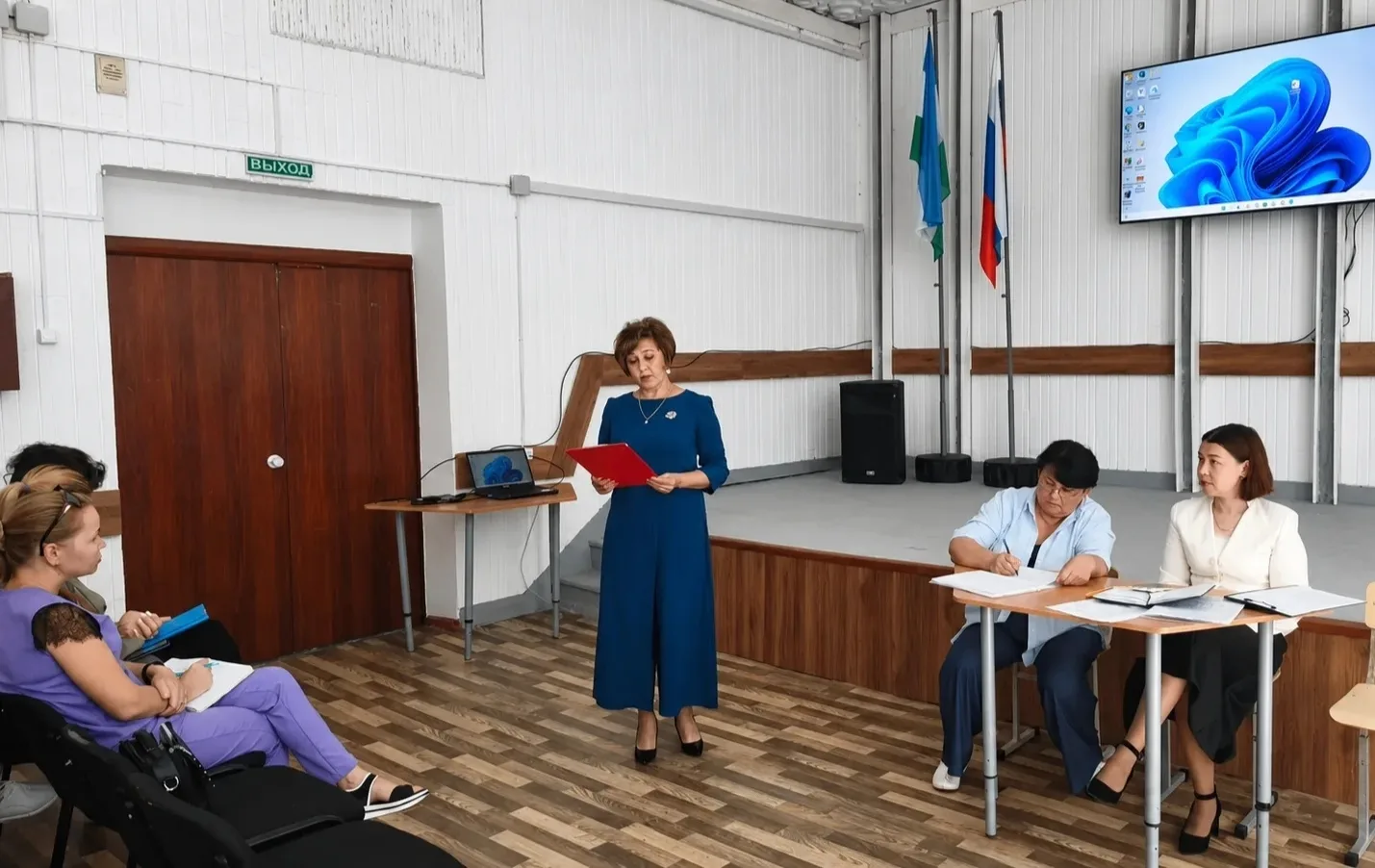На базе школы с. Новая Отрадовка имени А.В. Трошина состоялись секционные заседания рай...