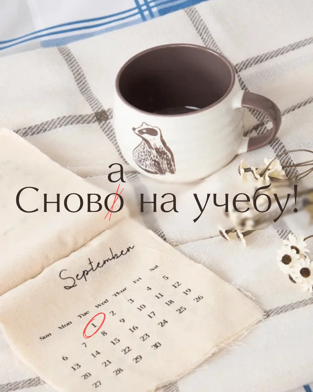 Поздравляем с началом осени и нового учебного года! 🍂