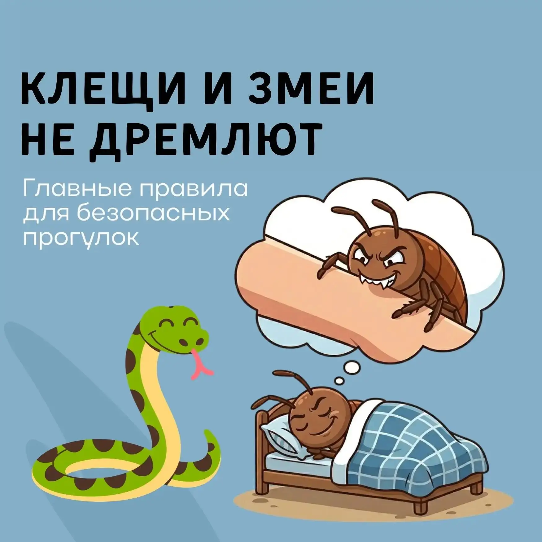 Клещи и змеи: как обезопасить себя и близких

С наступлением тепла начинается сезон активности не то