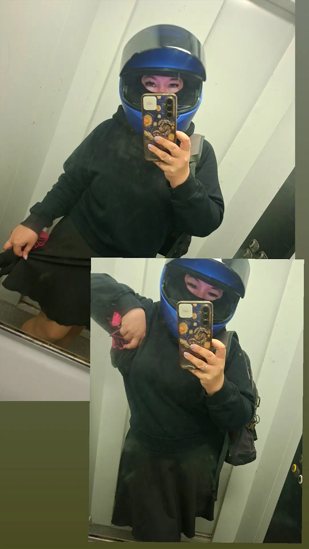 Вечерний лифтолук🩷🏍🩷