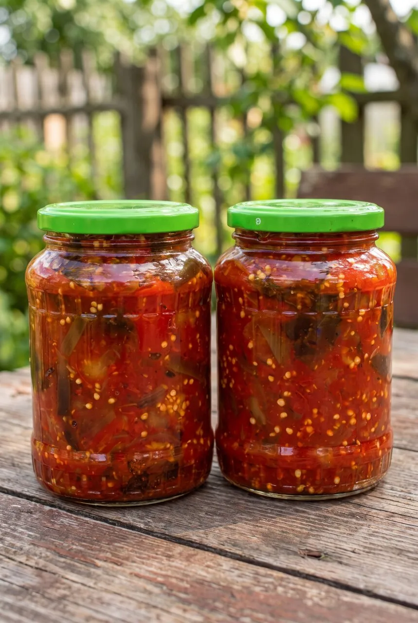 Пока банки остывают под одеялом, я уже знаю, какую открою первой. Баклажаны остаются це...