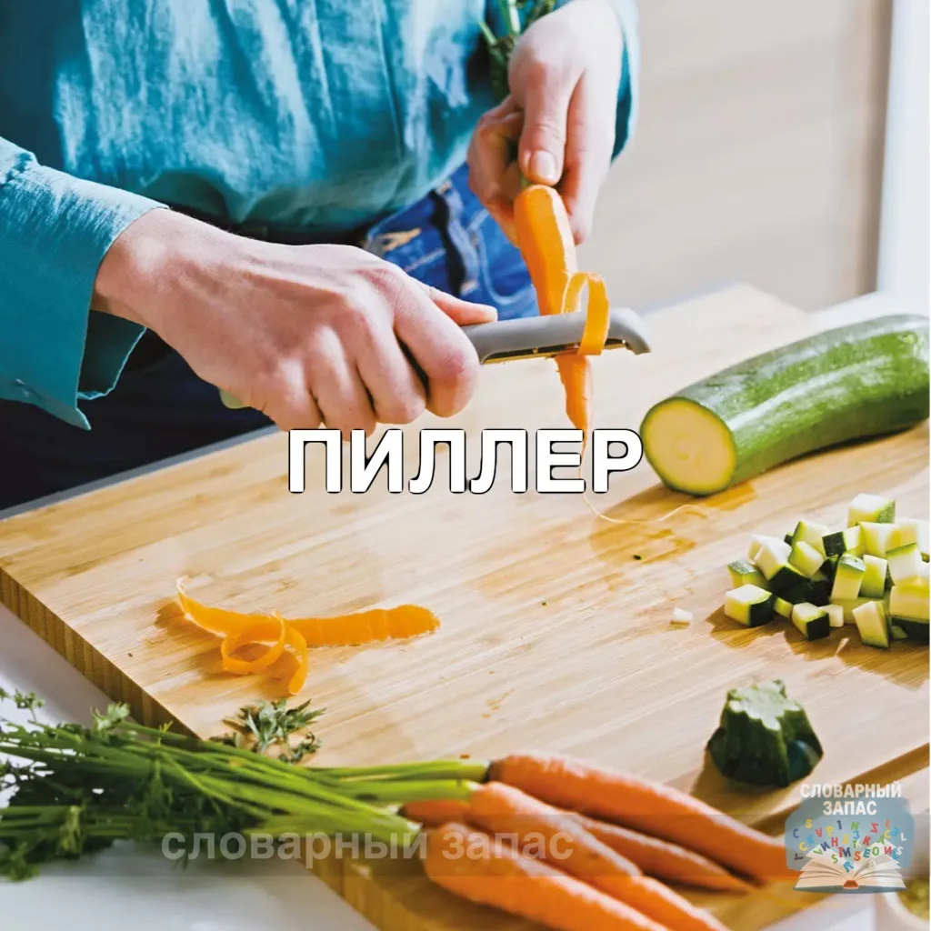 Пи́ллер (от англ. peeler — «очищать», «снимать кожуру») — это кухонный инструмент, чаще...