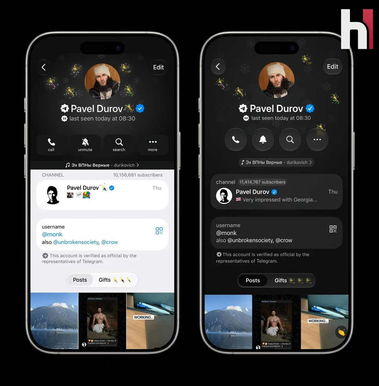 👌 Telegram готовит редизайн профилей — интерфейс станет более жидким

Один из дизайнеров Telegram у