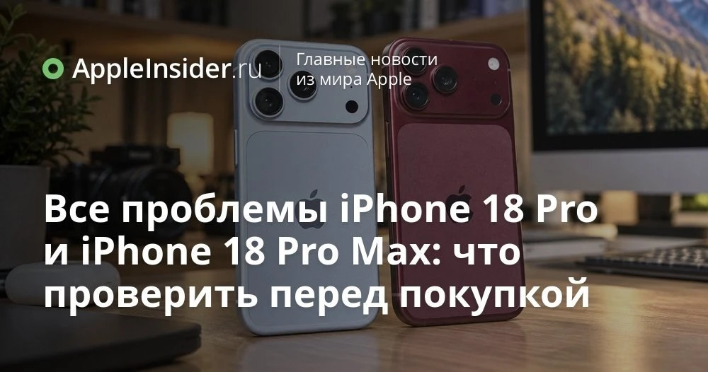 iPhone 18 Pro: какие скрытые проблемы нужно проверить в первые дни после покупки