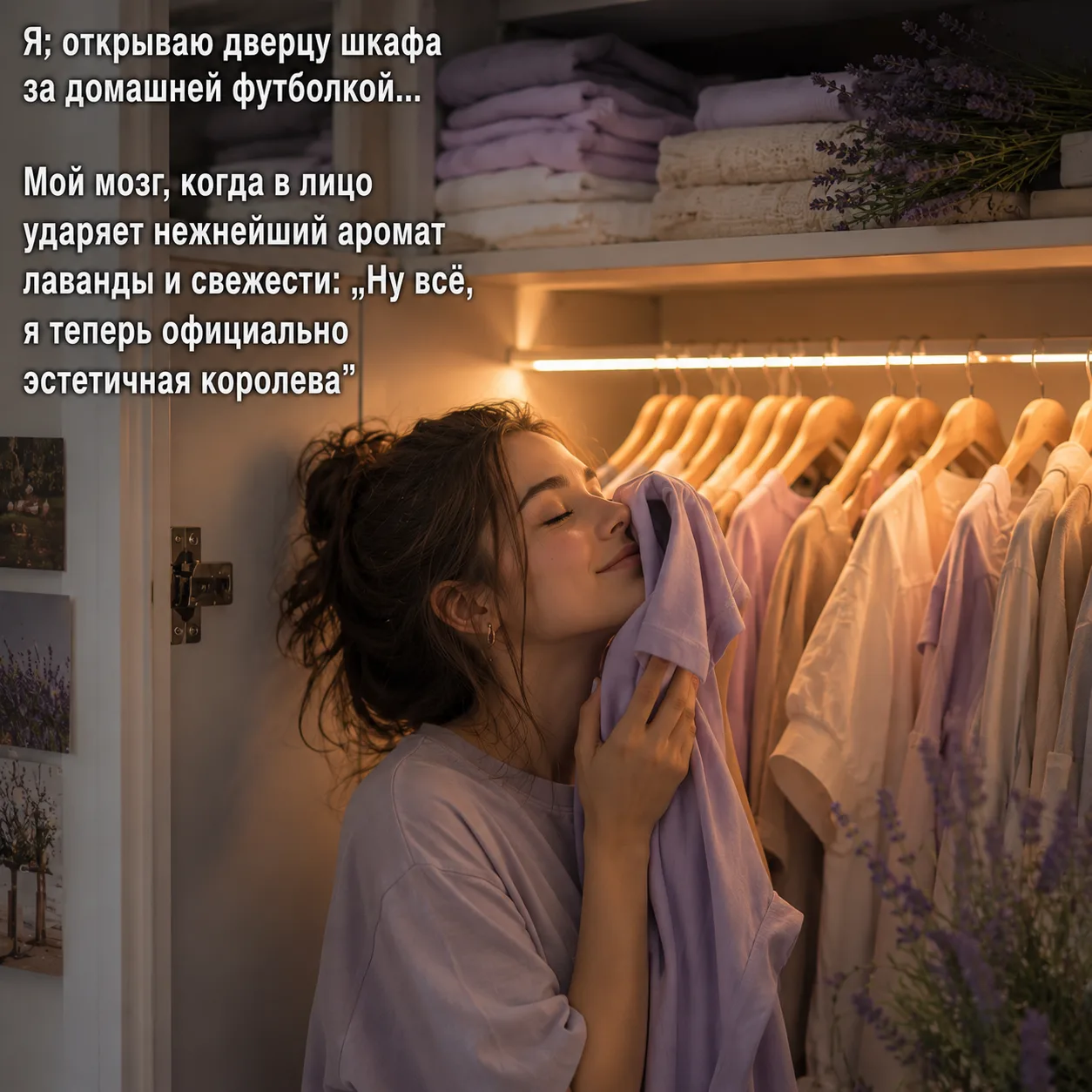 Чтобы в шкафу всегда приятно пахло

Мои хорошие, создать уютный запах в шкафу можно очень просто!

✨