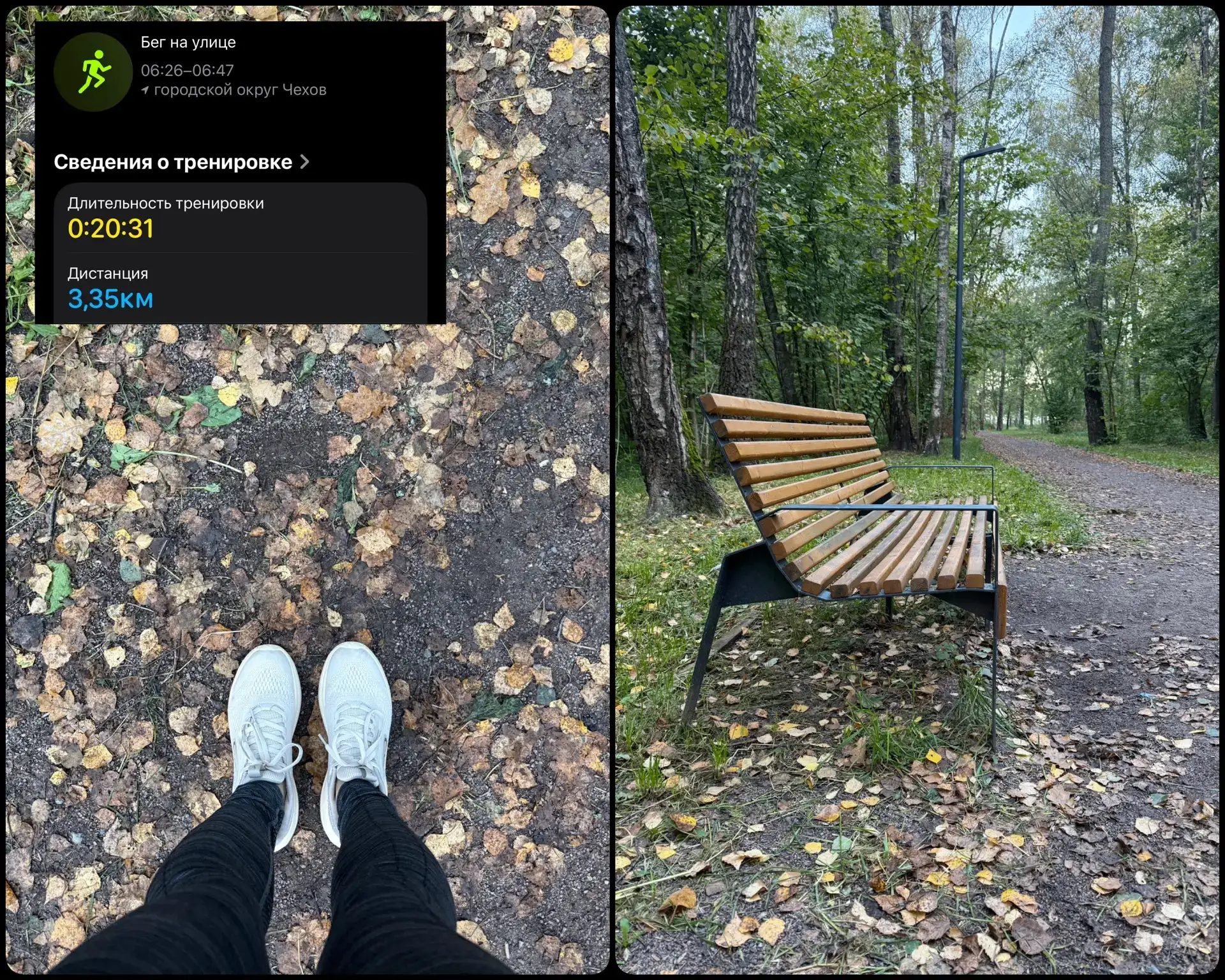 Мои ножки сегодня топтали осенние листья🍂