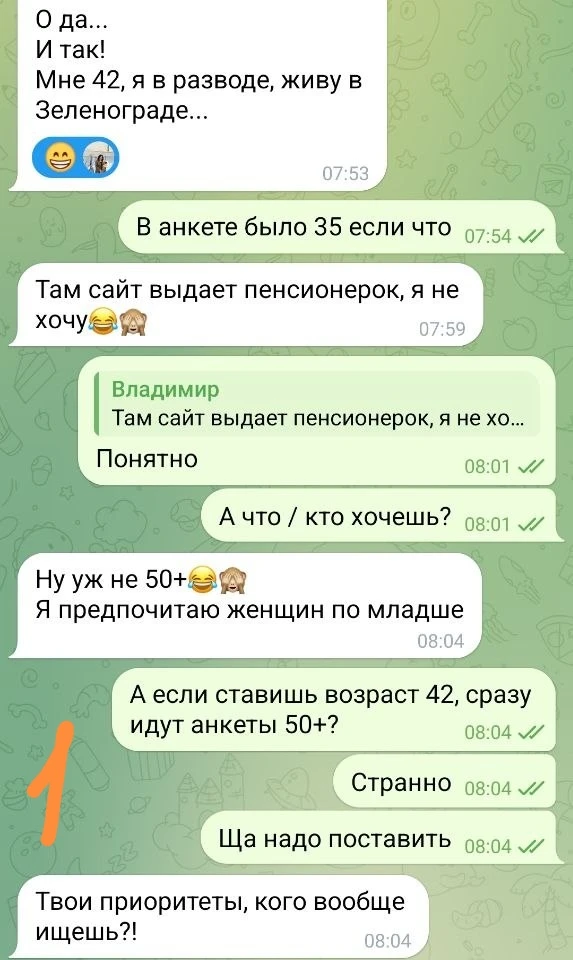 Дано: мужчина 42 года, выглядит старше. Обычный, рабочего класса
