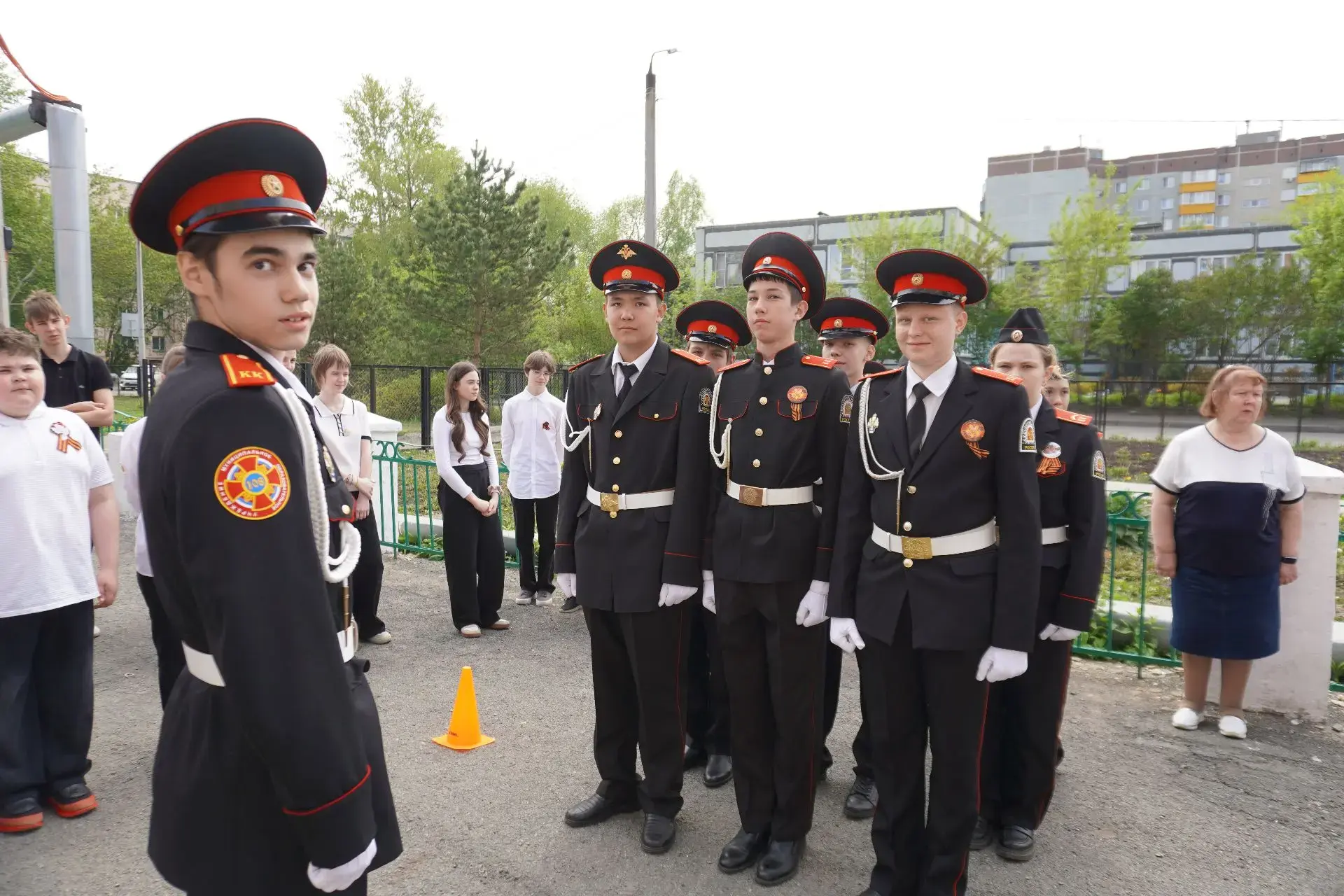 Смотр строя и песни "Наследники  Победы". В школе  состоялось  одно из самых ожидаемых и значимых ме