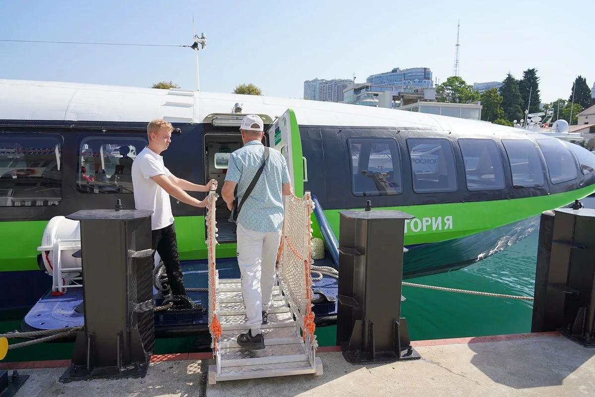На этой неделе планируется запуск скоростной кометы «Комета-120М» — между Адлером и Морским вокзалом