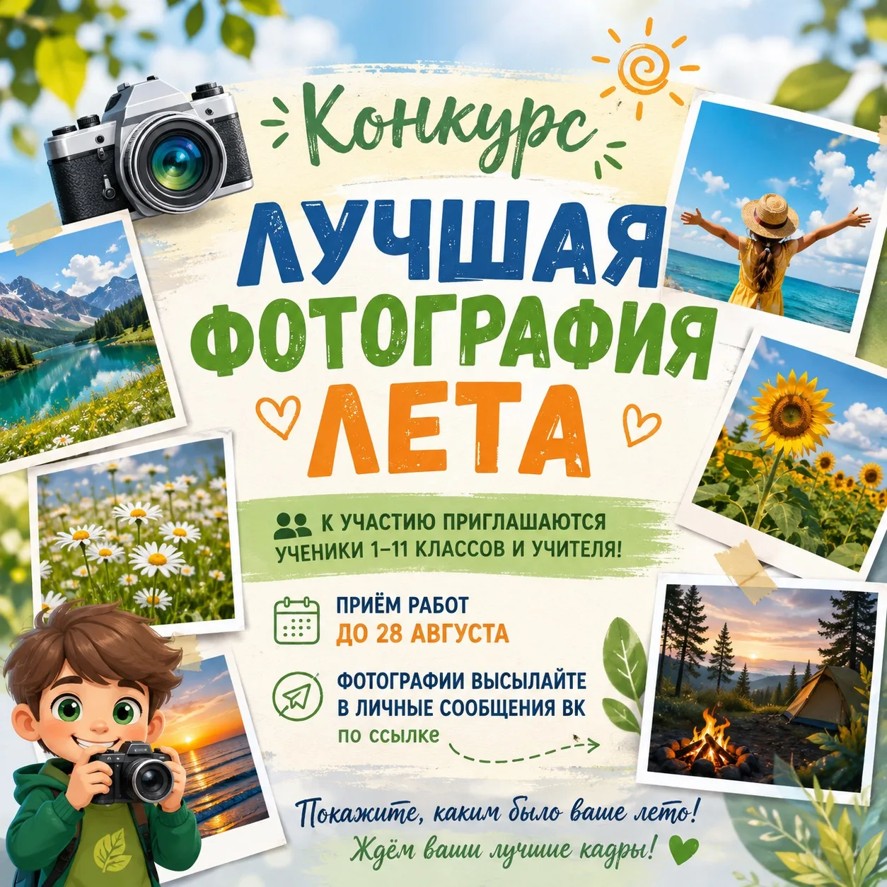 📸 КОНКУРС «ЛУЧШАЯ ФОТОГРАФИЯ ЛЕТА»☀️