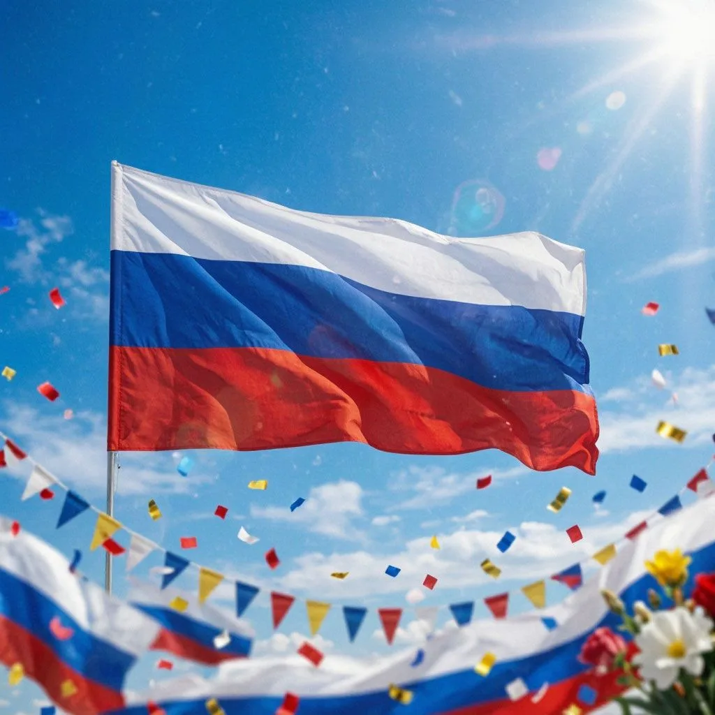 🇷🇺 22 августа — День Государственного флага Российской Федерации! 🇷🇺Бело‑сине‑красн...