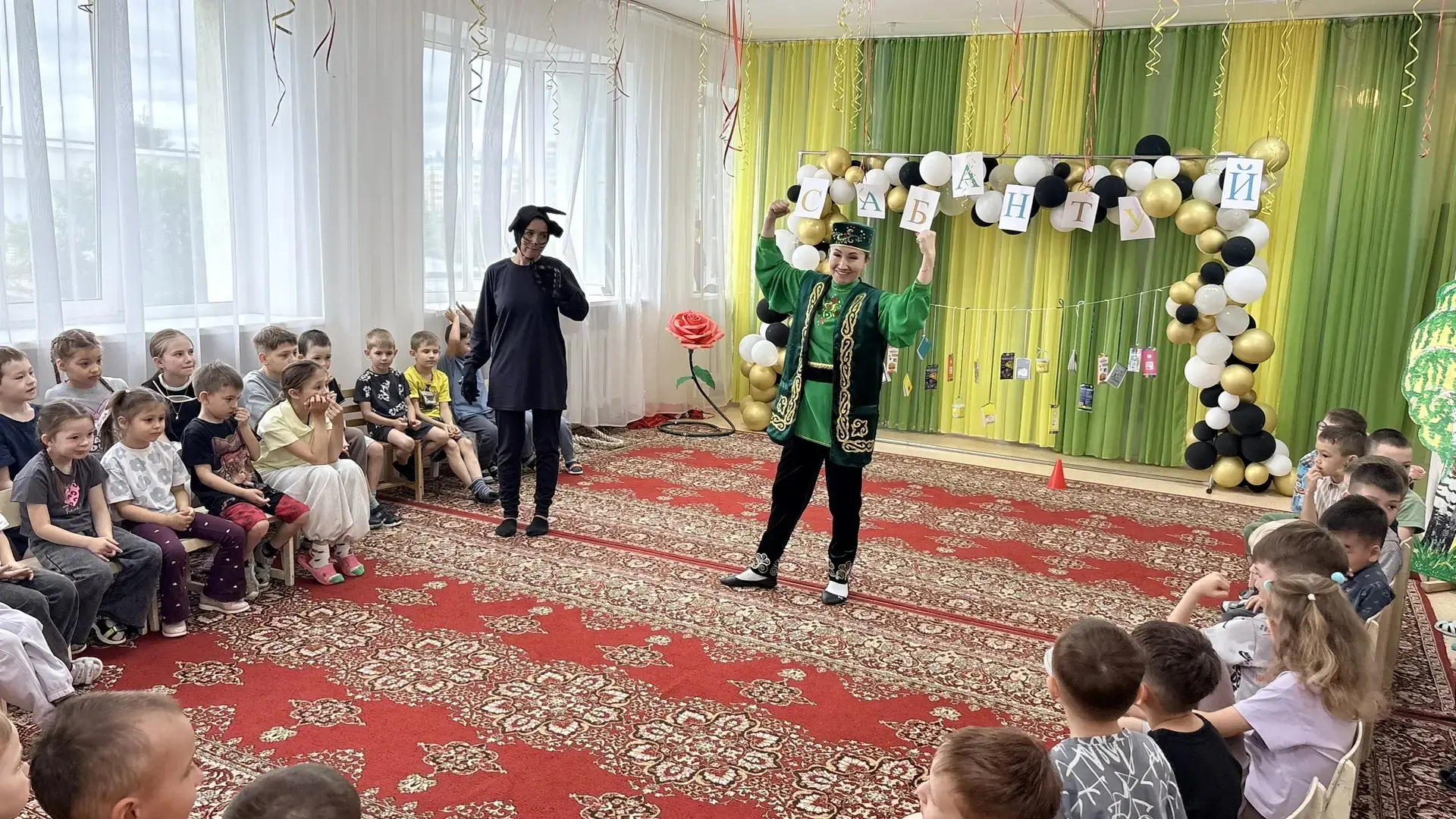 В нашем детском саду отмечали Сабантуй — один из самых любимых и весёлых татарских праз...