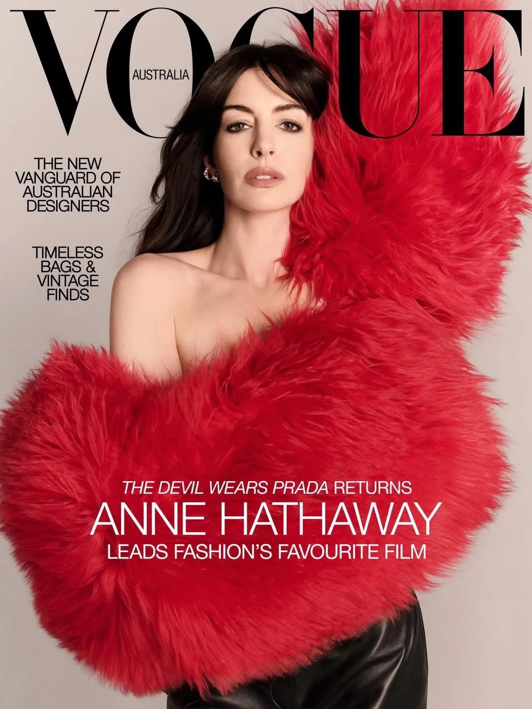 Энн Хэтэуэй на страницах Vogue Australia