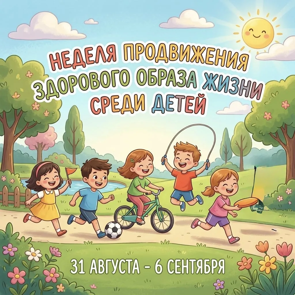 Неделя продвижения здорового образа жизни среди детей 💪