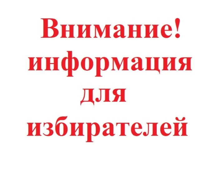 УВАЖАЕМЫЕ ИЗБИРАТЕЛИ‼️