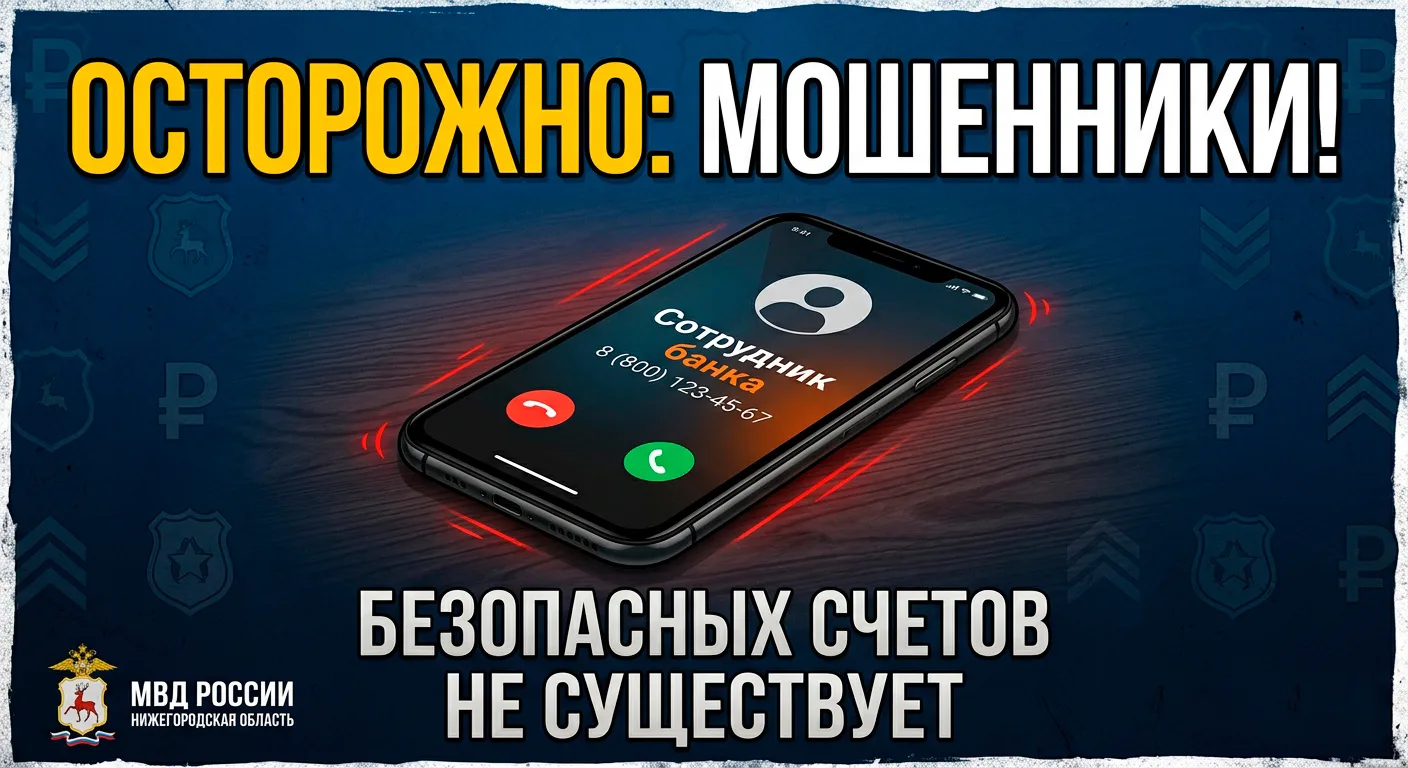 🙈 В Арзамасе 32-летняя местная жительница лишилась 380 000 рублей после одного телефонного звонка


