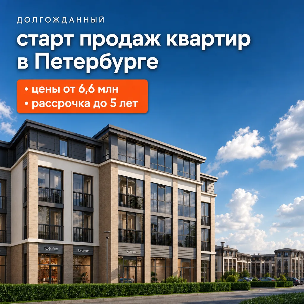 Канье Уэст увидел этот старт продаж квартир и решил приехать в Петербург