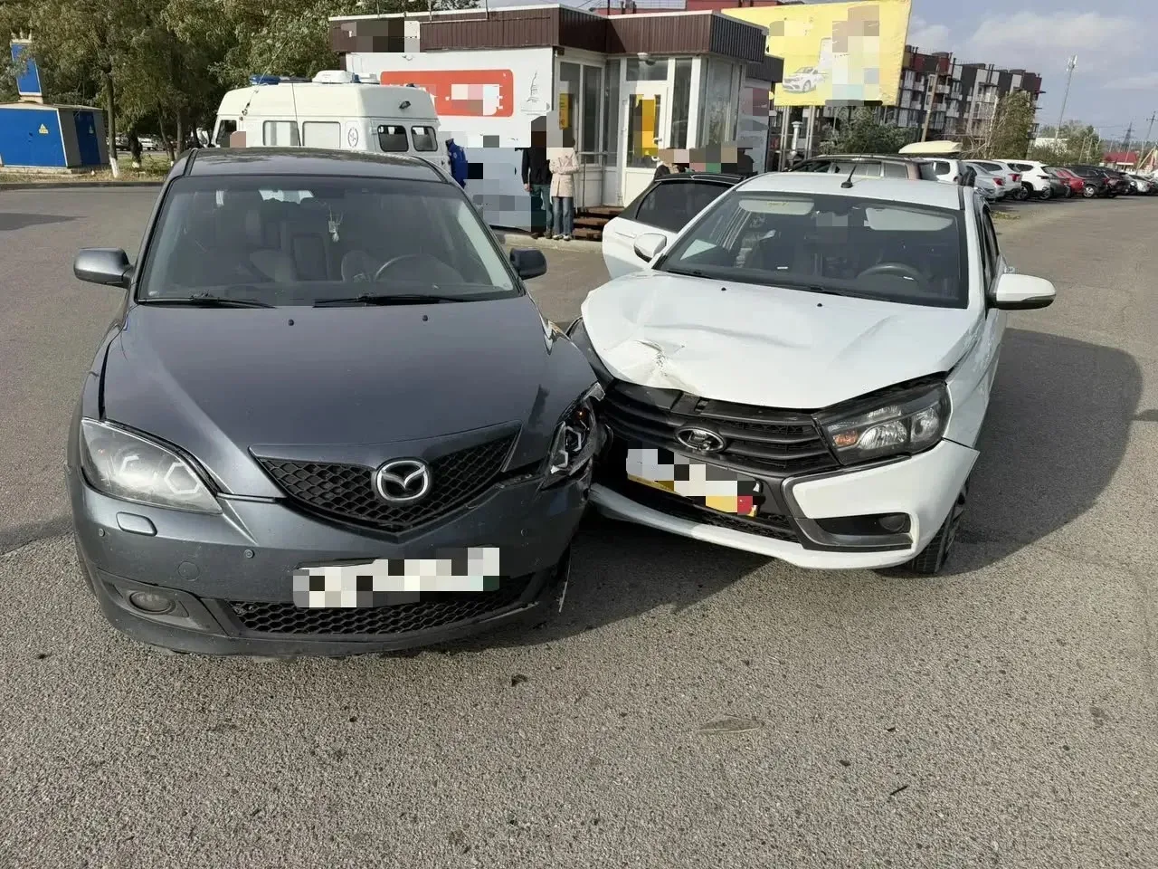 ❌🚗В Михайловске в результате столкновения пострадало 2 человека.