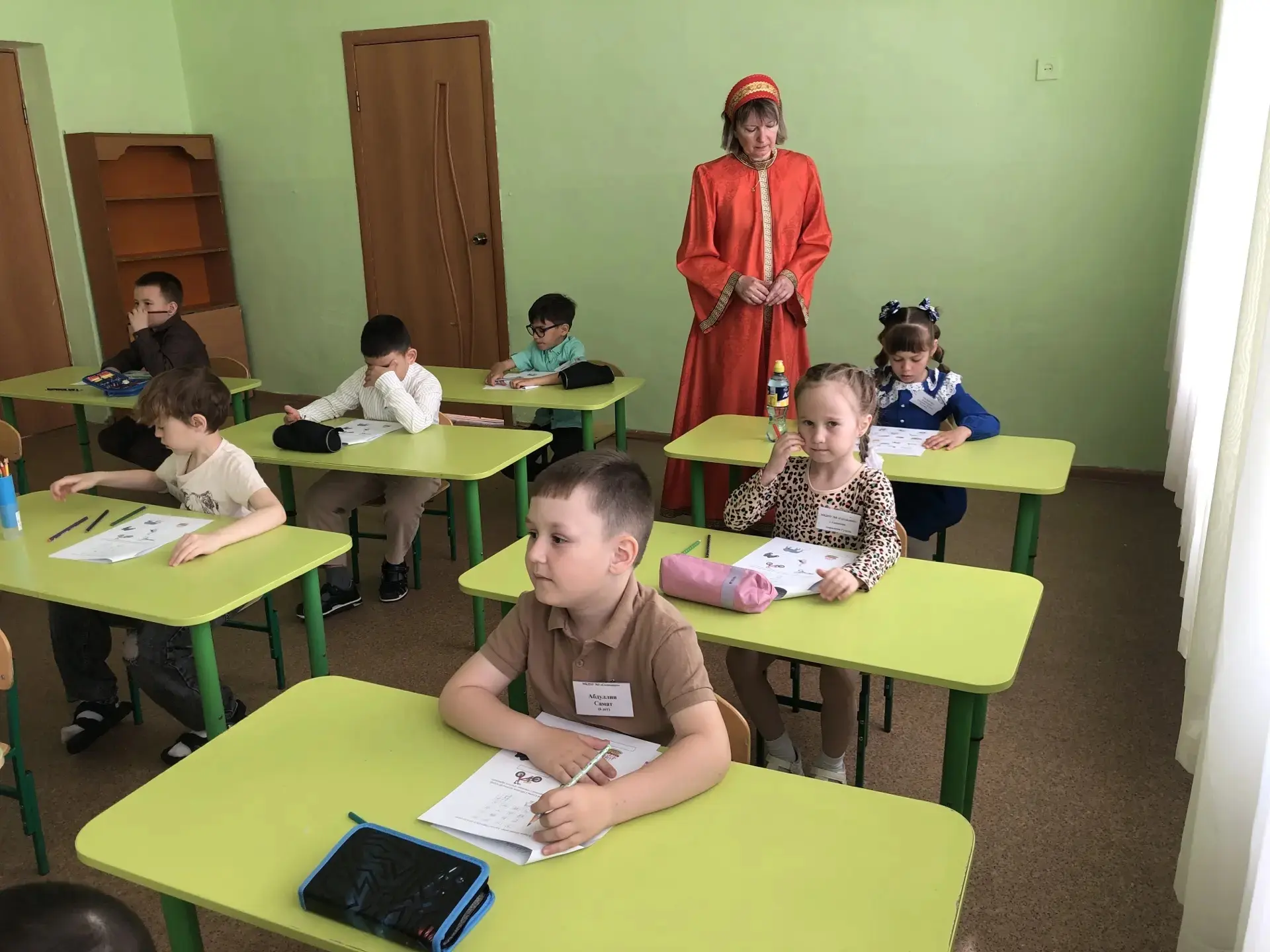 Сегодня воспитанник подготовительной группы Абдуллин Самат участвует в олимпиаде "Живое...