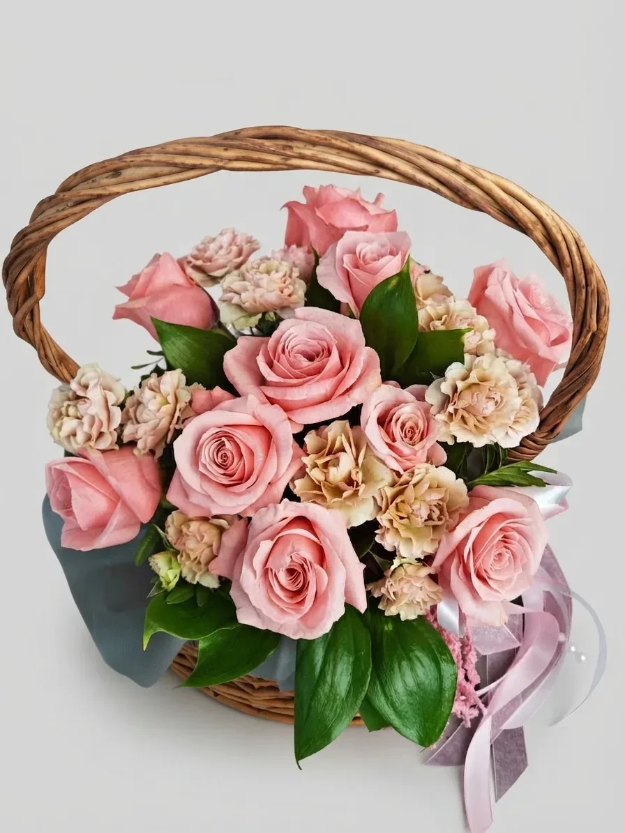 Композиция в корзине- 5700р