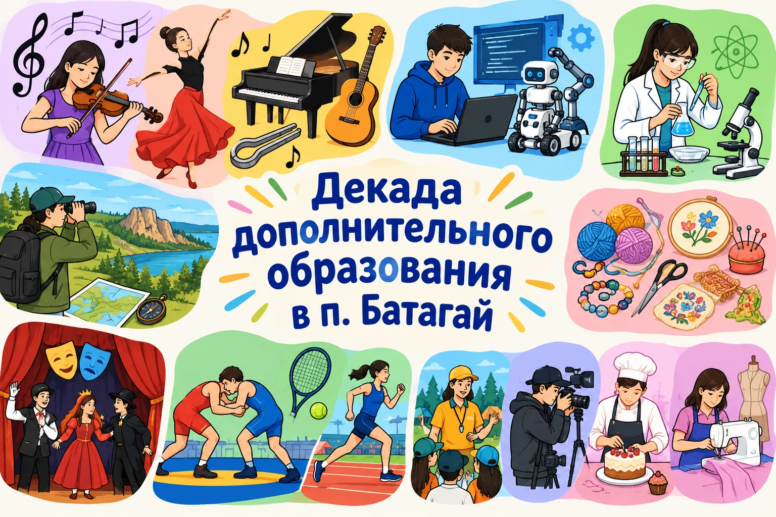 🎓 Декада дополнительного образования в Батагай📢