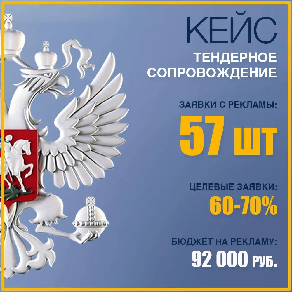 КЕЙС: Тендерное сопровождение - стабильный поток заявок с нуля