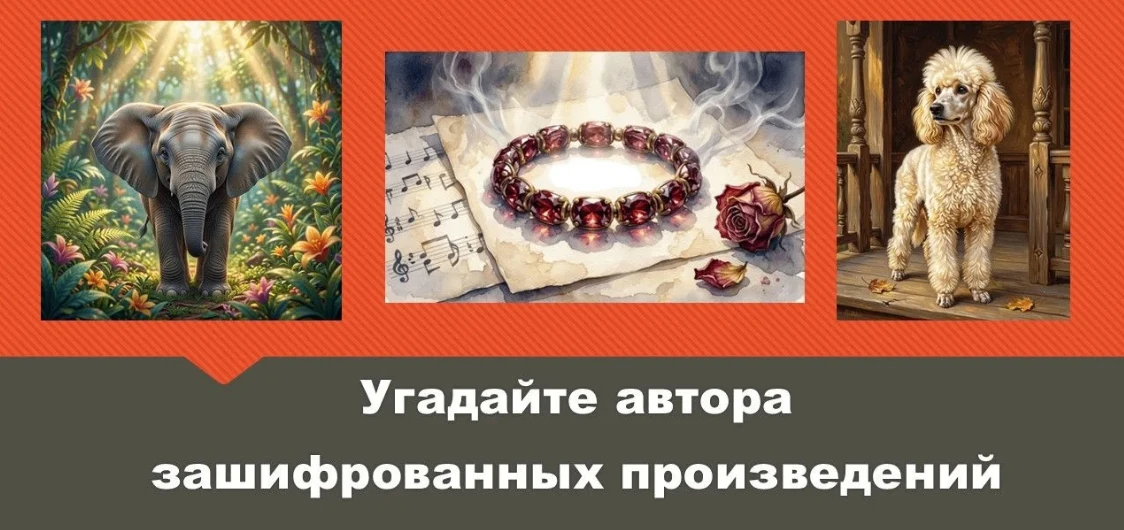 📚 Угадай автора по картинкам!