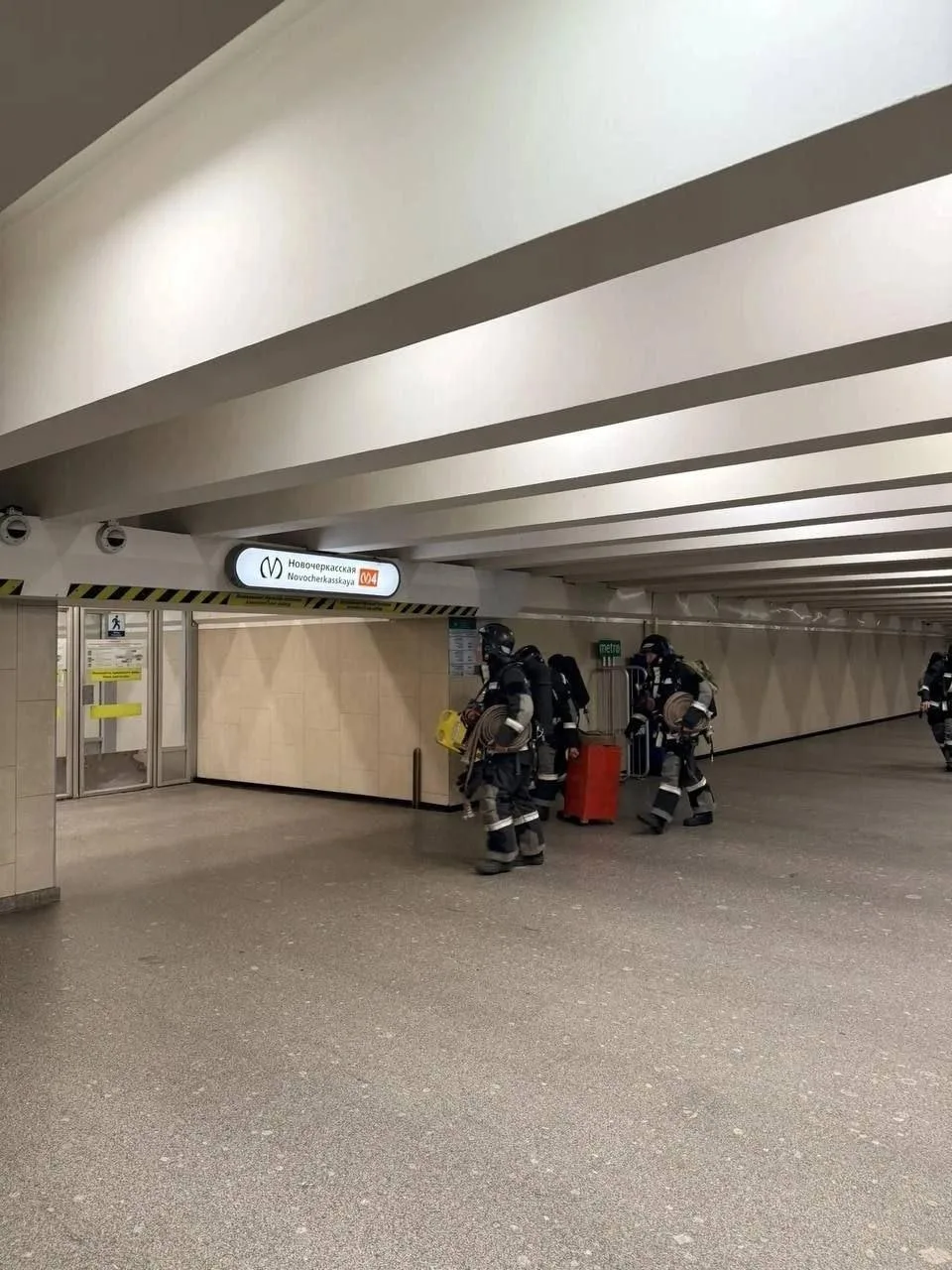 🚇 Пожар в метро устроили на учениях