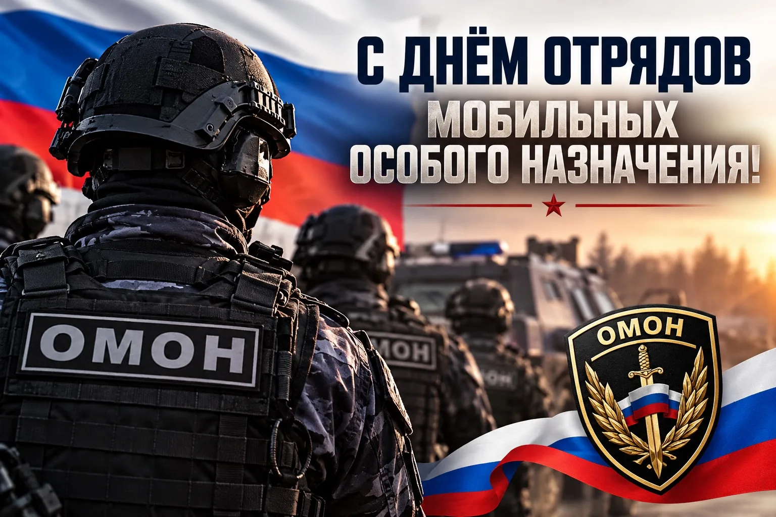 🛡️ Ольга Барановская поздравила сотрудников и ветеранов ОМОН