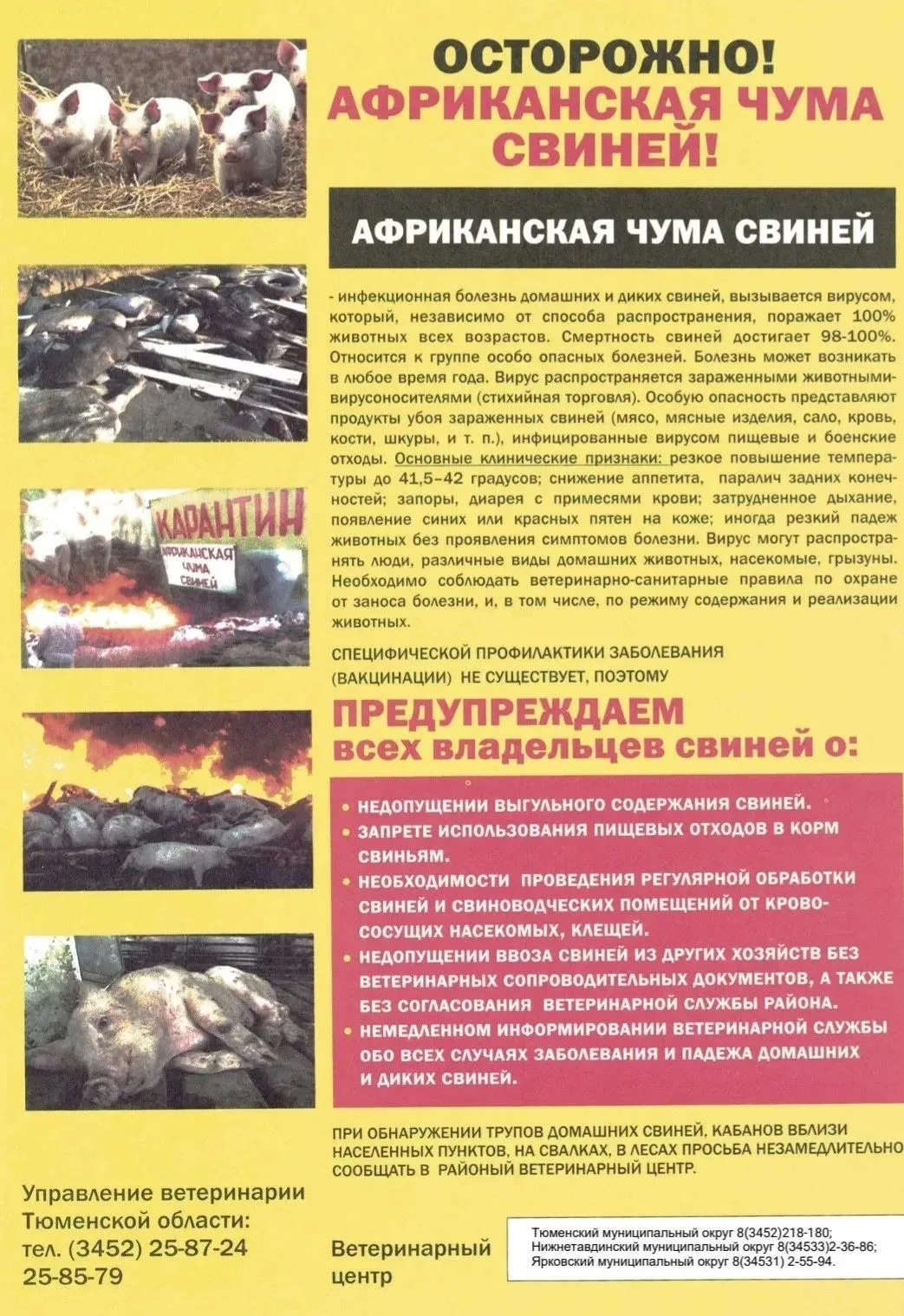 🤵Ветеринарными специалистами ГАУ ТО "Тюменский ветцентр" ведутся разъяснительные работ...