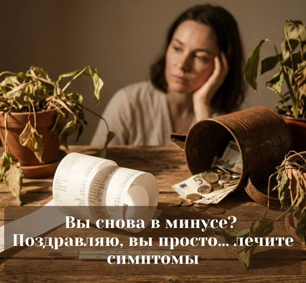 Вы уходите в минус каждый месяц? Поздравляю, вы лечите симптомы, а не болезнь 💊

Знаете, это как сб
