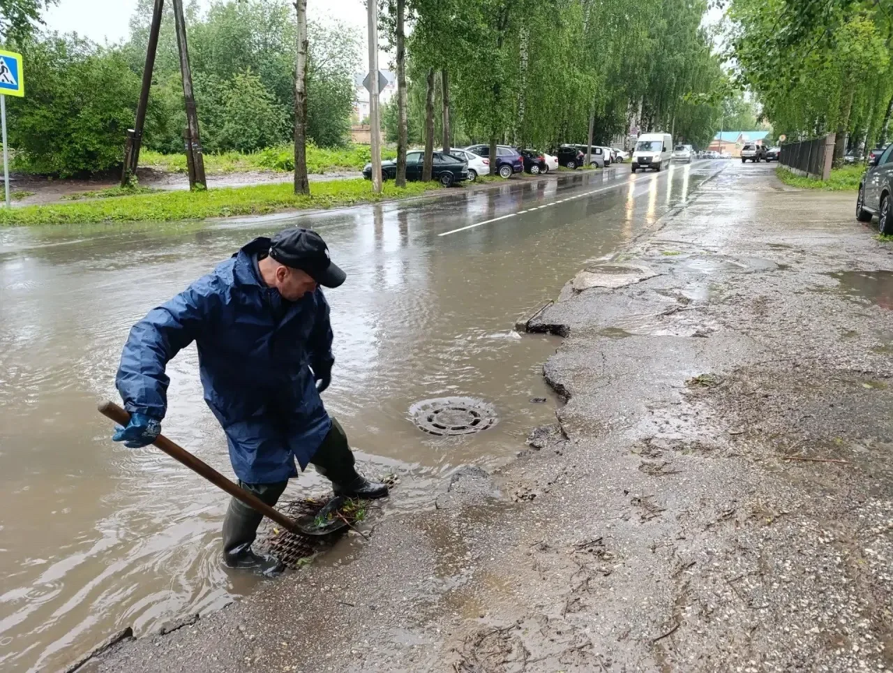 Почти половина месячной нормы: в Сыктывкаре за сутки выпало 34 мм осадков