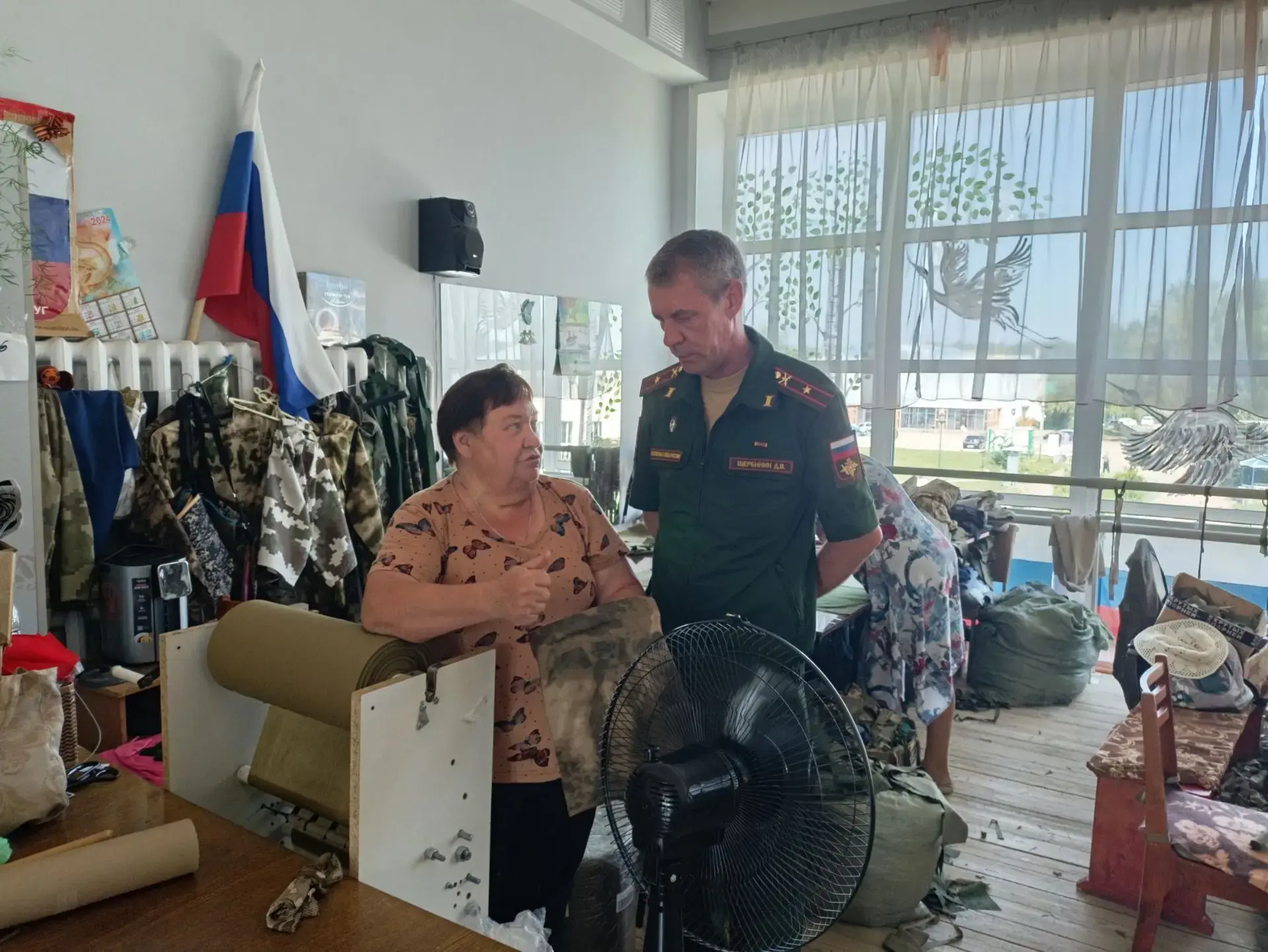 Сегодня заместитель главы администрации по социальной политике Татьяна Софронова с воен...